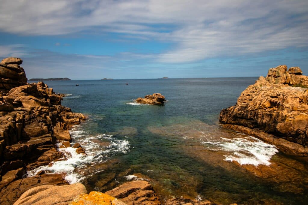 côte de granit rose